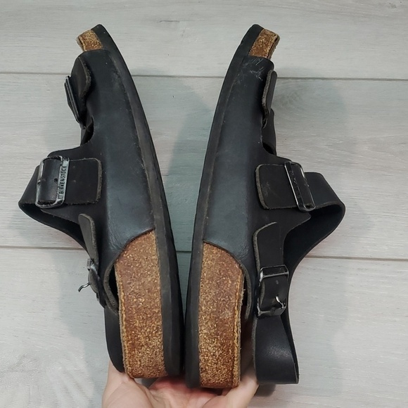 Birkenstock Mens Milano Ankle Leather Strap Sandals flats shoes sz 44/11 main image 13